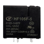 1pc Hongfa Hf105f-5-012d-1hstf 12vdc Power Relay 30a 240vac 4pins. Fixed Price $7.95.
