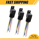 Three Spdt Automotive Car Relay 5 Pin Wires W/ Harness Socket Plug Universal. Fixed Price $21.99.