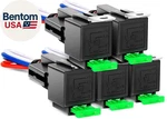 50023r 5 Pack 30a Fused Relay Switch Kit 12v 4 Pin Spst Interlocking Harne. Fixed Price $27.00.