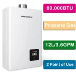 12l Tankless Water Heater Propane Gas Indoor 80,000btu 3.6 Gpm Instant Hot. Fixed Price $199.99.