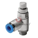 Festo New Grla-m5-qs-6-rs-d Plc Flow Control Valve Exhaust Air. Fixed Price $25.00.