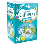 Crunchy Chickpeas Variety Pack 24 X 1 Oz ( Sea Salt & Balsamic Vinegar Flavor.... Fixed Price $32.42.