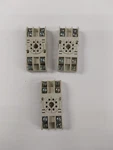 Electromatic S408 8 Pin Base Socket New, Lot Of 3. Fixed Price $15.00.
