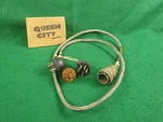 Vintage Cable 14 Pin Amphenol Round Plug W/8+5 Plugs/military Surplus Radio. Fixed Price $25.00.