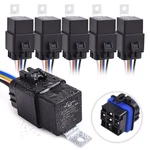 Universal 5pcs 12v Spdt Waterproof Relay Switch Harness Kit 5pin 14 Awg Hot Wire. Fixed Price $40.99.