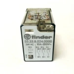 55.33.8.024.0000 Finder Plug-in Relay, 3pdt 10a, 24v Ac Coil, Agni Contact. Fixed Price $8.90.