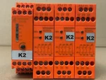 E. Dold 3x Bg5924.48 0050982 Safety Relay Emergency Module Safemaster Lg5928.41. Fixed Price $122.37.