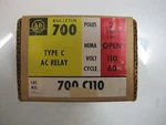 Allen Bradley Control Relay10 Amp 600vac 120v Coil 700 C110 New In Box. Fixed Price $47.19.