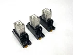 Omron Ly2-dc24 Relay 24vdc 10a W/ Socket Base 240v 15a Lot Of 3. Fixed Price $24.99.