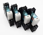 4x Finder 40.52.7.024.0000 Relay + 80.063.5026.1 Socket -used-. Fixed Price $41.12.