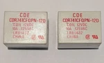 2x Cde 12v Coil 10 Amp Relay Rated At 125 Vac - Compact 12 V Pc Mount Cdr741. Fixed Price $9.95.