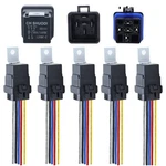 Ch Shuodi 5 Pack 40/30 Amp 12v Dc Waterproof Relay And Harness Heavy Duty 12.... Fixed Price $26.91.