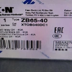 Zb65-40. Eaton/moeller Relay Eaton Xtob040dc1 24-40 Amps Dilm 40 T0 Dilm72. Fixed Price $169.00.