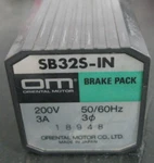Oriental Motor Sb32s-in Brake Pack Relay 200v 50/60 Hz 3a. Fixed Price $20.00.