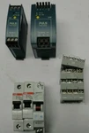 Lot Of 9 Dayton Ge Abb Puls Power Supplies Relay Base Sockets Circiut Breakers. Fixed Price $45.00.