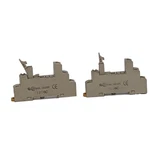 Lot Of 2: 1276c Relay Base Sockets 10a, 250v, Unbranded, But Like Omron P2rf. Fixed Price $19.99.
