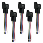 24v 5pin 40a Spdt Relay With Harness Sockets And Color-labeled Wires For Auto.... Fixed Price $28.59.