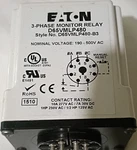 Eaton 3-phase Monitor Relay D65vmlp480-b3 190-500v Ac 8-pin Manual Reset 10a. Fixed Price $80.00.