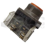 Allen Bradley 800t-a3 /b Flush Push Button Amber W/ 800t-xdi /c Contact Block. Fixed Price $35.00.