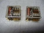 Potter & Brumfield - Te Connectivity, 2 Ea. R10-e1l6-v1.5k, 48vdc, 6 Pole, Relay. Fixed Price $40.00.