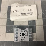 Warner Electric 6001 101 001 8-pin Relay Base (lqs30e). Fixed Price $34.99.