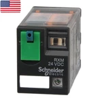 10pcs Schneider Rxm4ab2bd General Purpose Power Relay 24vdc 4pdt Zelio Rxm - Us. Fixed Price $52.15.