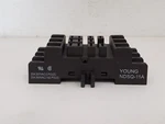 Young Industries Ndsq-11a Relay Socket 20a 300v 3 Pole / 25a 1 & 2 Nnb. Fixed Price $24.96.