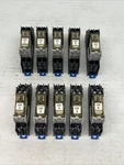 (10x) Idec Rj2s-cl-a120 W/ Sj2s-07lw 250v 8a Used Usa Seller. Fixed Price $100.00.