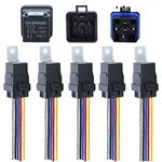 Ch Shuodi 5 Pack 40/30 Amp 12v Dc Waterproof Relay And Harness - Heavy Duty 1.... Fixed Price $27.64.