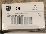 Allen-bradley 700-hc14a12 Ser.c 12vac 4pdt Relays-nib. Fixed Price $10.00.