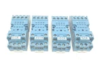 Lot Of 4 Finder 94.74 Relay Socket, 250v 10a, Type 94.74sma. Fixed Price $23.27.