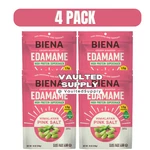 Biena Crispy Roasted Edamame 4 Pack Himalayan Pink Salt 18oz High Protein Snack. Fixed Price $62.99.