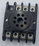 Lot Of 5 Amphenol 8 Pin Relay Base Socket Black. Fixed Price $16.72.