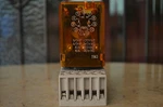 Orange With Gray Terminal Base W/ Frl-256 Fujitsu Relay 3 Contacts. Fixed Price $15.99.