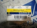 New In Box Square D 8501 Rsd14 P14 Miniature Relay 5a 4pdt 24 Vdc Coil. Fixed Price $23.66.