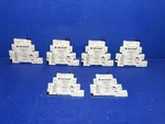 Lot Of 6 Allen Bradley 700-hls1z24-ex Terminal Block And 700-tbr24 Relay. Fixed Price $60.00.
