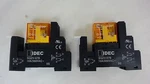 Lot Of 2 --- Idec Sq2v-07b 8-spade Relay Socket With Relay, 10 A / 300 V Ac. Fixed Price $18.00.