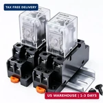 Mxuteuk 2pcs Jqx-13fl Ac 110v/120v Coil 8 Pin 10a Dpdt Led Indicator Electromagn. Fixed Price $27.98.