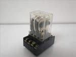 Ap322198 Hc2-dc12v Aromat Relay W/ Hc2-sf Matsushita Base (used And Tested). Fixed Price $8.41.
