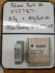 Allen-bradley, Mfg Part #817s-ptc-115, New. Fixed Price $140.00.
