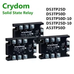 Crydom Solid State Relay D53tp25d/50d D53tp50d-10/25d-10 A53tp50d D53tp50d. Fixed Price $109.34.
