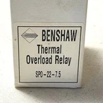 Benshaw Spo-22 -7.5 6-9 Amps , Sp0-22-7a5. Fixed Price $49.95.