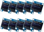 Umlife 10pcs 0.96" Oled Module 12864 128x64 10pcs, Blue And Yellow. Fixed Price $33.96.