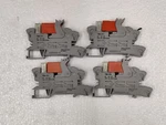 4 Qty Wago 788-311 Relay Base With Rt424012. Fixed Price $65.00.