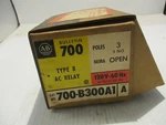 New Allen-bradley 700-b300a1 Ser.a Type B Ac Relay 110/120v Coil. Fixed Price $44.99.