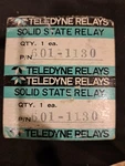 2pc Teledyne Relays 601-1130 Solid State Relay Nos 1970s Hawthorne Ca Patent. Fixed Price $85.00.