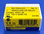 Square D 8501rs24v20 Miniature Gp Relay Series 120v 50/60hz. Fixed Price $30.00.