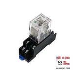 Dc 24v Coil 8-pin Electromagnetic Power Relay Dpdt Hh52p My2nj With 2no 2nc. Fixed Price $19.98.