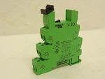 207476 Old-stock; Phoenix Plc-bsc-24dc/21-21 Relay Socket 29-67-015; 24vdc. Fixed Price $15.42.