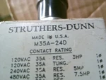 Struthers Dunn M35a-24d Power Relay-used. Fixed Price $49.61.